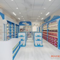 Mẫu thiết kế nội thất shop mẹ và bé Baby Plus tại Thanh Hóa